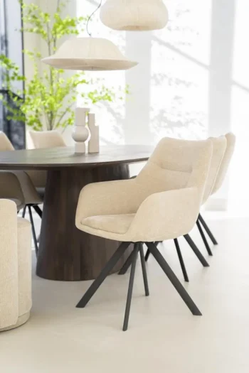 Discount HUUS Eetkamerstoel Bliss Met Armleuning (per 2 Stuks)