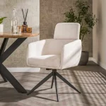 Outlet HUUS Eetkamerstoel Harrie (per 2 Stuks) Wit