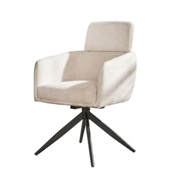 Outlet HUUS Eetkamerstoel Harrie (per 2 Stuks) Wit