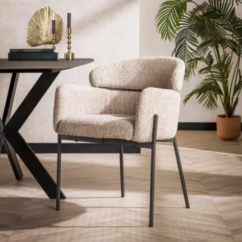 Best HUUS Eetkamerstoel Julliet (per 2 Stuks) Zand