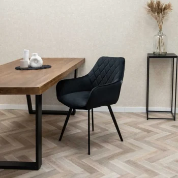 Clearance HUUS Eetkamerstoel Karl Velvet Kick (per 2 Stuks)