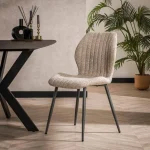 Hot HUUS Eetkamerstoel Lennie (per 4 Stuks) Zand