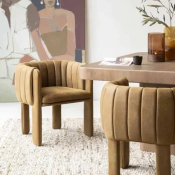 Discount HUUS Eetkamerstoel Liselore Cognac