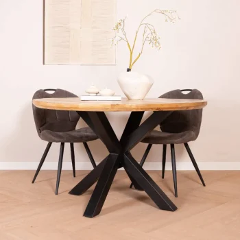 Fashion HUUS Eettafel Jens – Rond Naturel