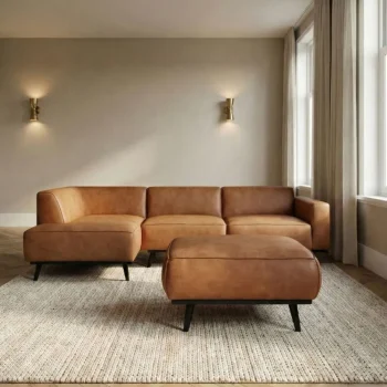 New HUUS Hocker Statement Cognac