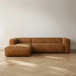 Online HUUS Hoekbank Bean – Leer