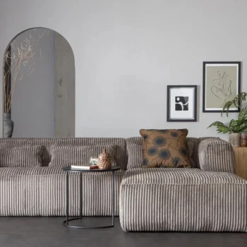 Best HUUS Hoekbank Bean – Ribstof