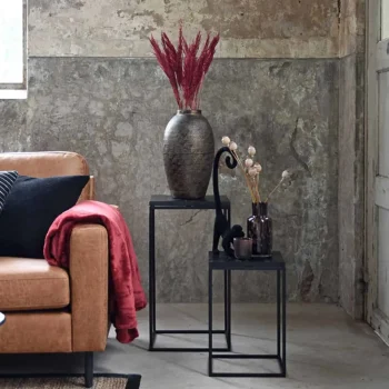 Outlet HUUS Plantenzuil Set Vico Zwart