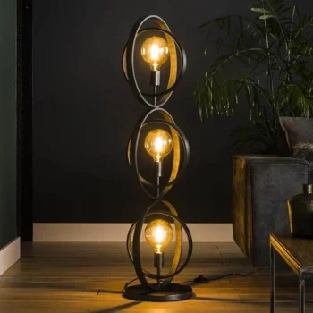 Online HUUS Vloerlamp Roxy – 3 Bollen