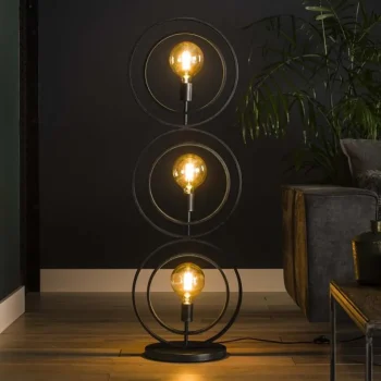 Online HUUS Vloerlamp Roxy – 3 Bollen